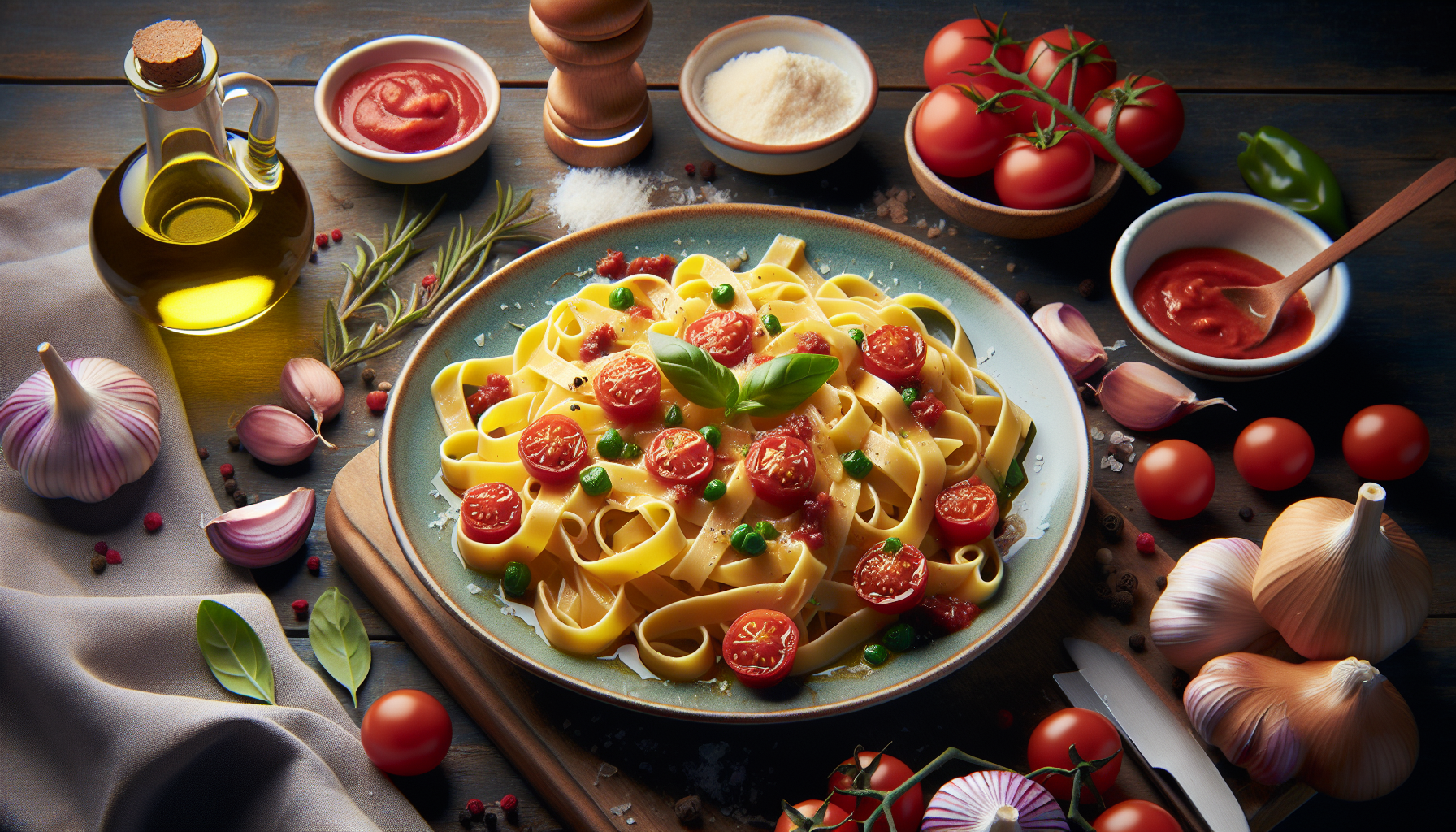 Fettuccine alla boscaiola